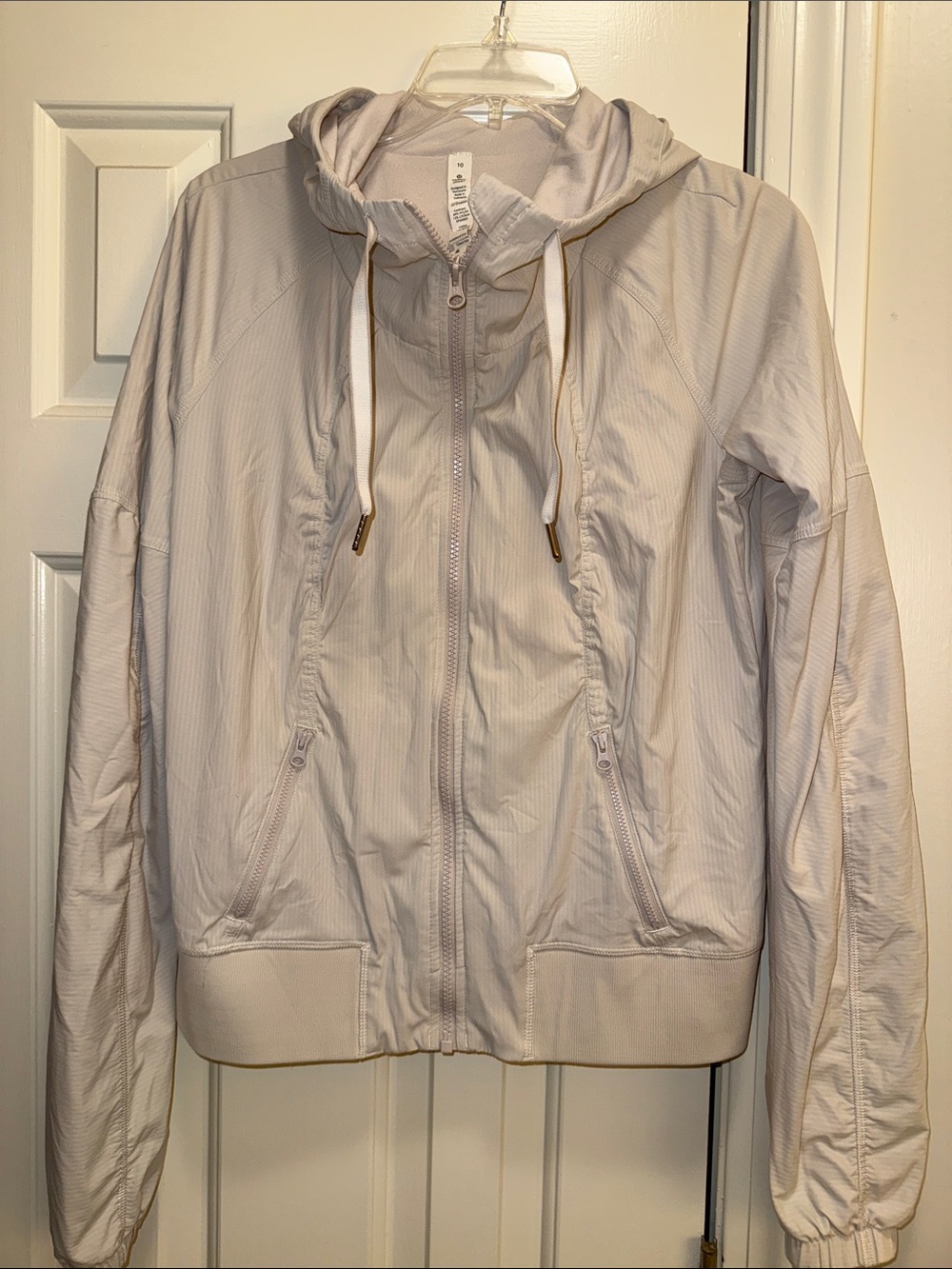 Lululemon Street To Studio Dune Full Zip Up Jacket 10 EUC Hooded - Picture 5 of 9